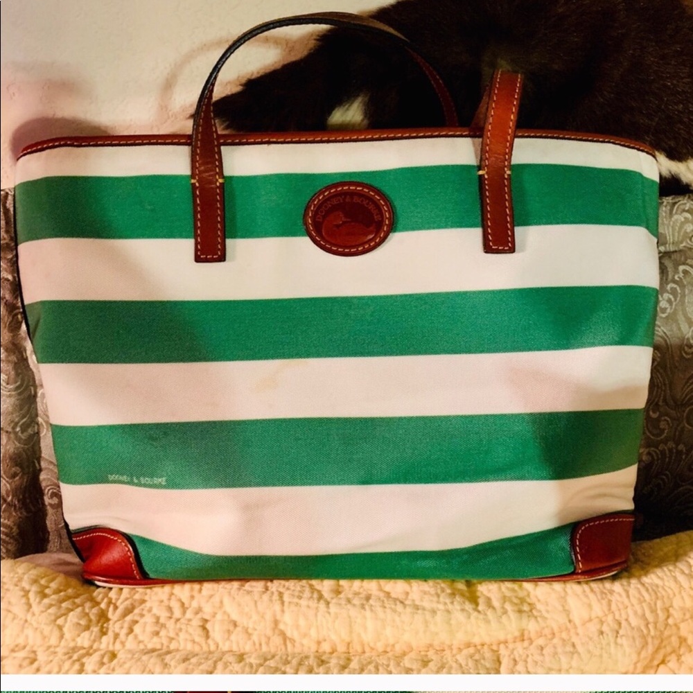 Dooney & Bourke Striped Shopper Tote
